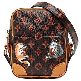 Louis Vuitton Catogram Panam Shoulder Bag Brown