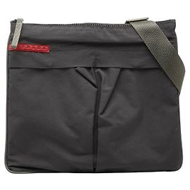 Bolsa Tiracolo Prada Cinza