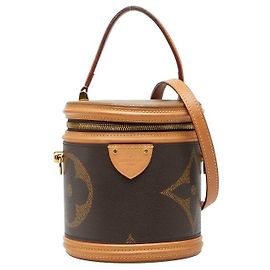 Louis Vuitton Monogram Giant Cannes Vanity Bag Brown