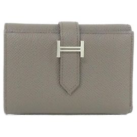 Hermès Portefeuille Hermes Bearn Combination Verso Taupe