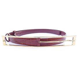 Cintura Chanel Metiers D'Art in vitello rosso Rosso