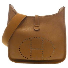 Hermès Bolsa de Ombro Hermes Evelyne 3 GM Marrom
