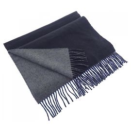 Hermès Lenço Hermes RECTO VERSO H393800T Marrom Preto