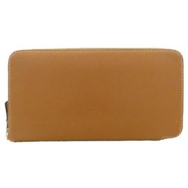 Hermès Hermes Animapolis Silk Long Wallet in Beige Beige