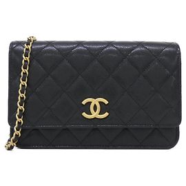 Portafoglio a catena Chanel AP3516 Nero