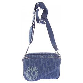 Christian Dior Dior Tears Saddle Handbag Navy blue