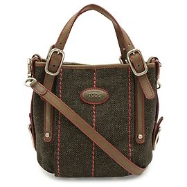 Sac cabas Tod's G-Line G-Bag Rose Marron foncé