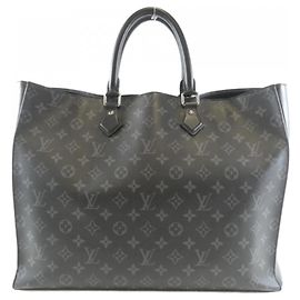 Louis Vuitton Monogram Eclipse Grand Sac Handbag Black