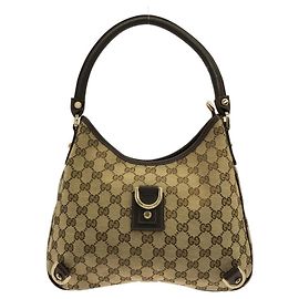 Sac à épaule Gucci GG Canvas Marron Beige