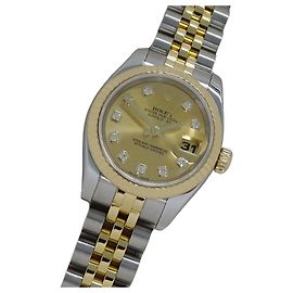 Relógio de pulso feminino Rolex Datejust 179173G Outro