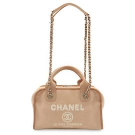 Sac Bowling Chanel Deauville Rose