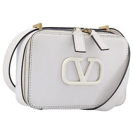 Valentino Garavani VSling Leather Small White