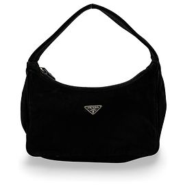 Prada Re-Edition Hobo Saffiano Leather Mini Black