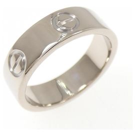 Anel Cartier Love em Ouro Branco 18K Outro