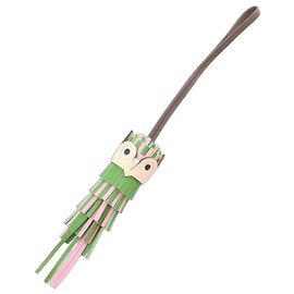 Hermès Accessoire Grumeau Chouette Hermes Rose Vert Écru Chocolat