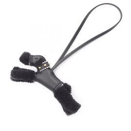 Charm Hermès Buddy in agnello nero Nero