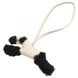 Hermès Hermes Buddy Charm Handbag Accessory Black Cream