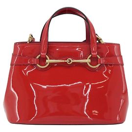 Tote Convertible Gucci Bright Bit in vernice Medium Rosa