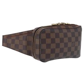 Borsa a tracolla LOUIS VUITTON Damier Ebene Geronimos N51994 LV Auth LN135 Damier ebene