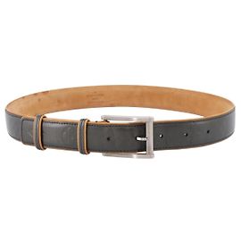 LOUIS VUITTON Monogram Mat Ceinture Belt Noir M6858 LV Auth BA15595 Nero Monogramma