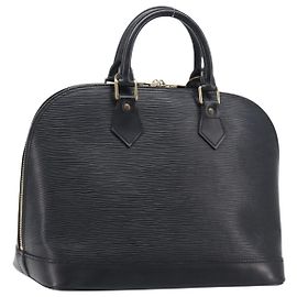 Sac à main LOUIS VUITTON Epi Alma Noir Black M52142 LV Auth 201447A Noir