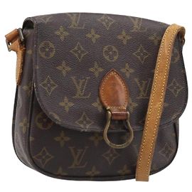 Bolsa de Ombro LOUIS VUITTON Monogram Saint Cloud MM M51243 LV Auth 204033 Monograma