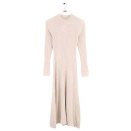 Robe Eric Bompard en cachemire beige S Beige