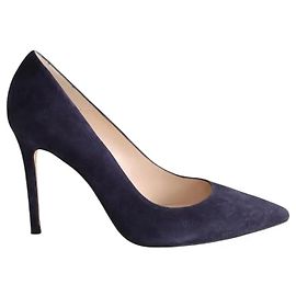Escarpins Fern Lk Bennett en daim bleu marine Bleu Marine