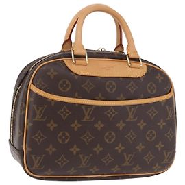 LOUIS VUITTON Monogram Trouville Handtasche M42228 LV Auth 204150V Monogramm