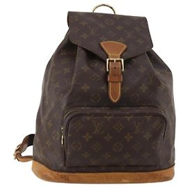 LOUIS VUITTON Monogram Montsouris GM Rucksack M51135 LV Auth 202631 Monogramm