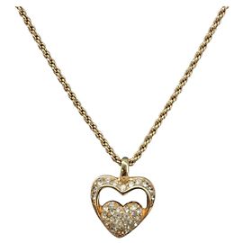 Collier Christian Dior Métal Ton Or Auth 203715 Autre