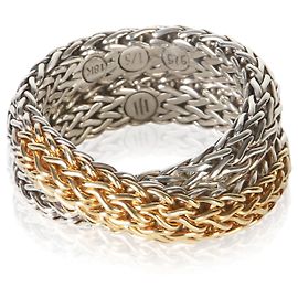 Autre Marque John Hardy 1/5 18K Yellow Gold & Sterling Silver Classic Chain Ring Andere