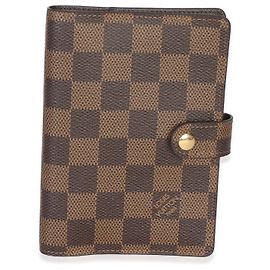 Capa de Agenda Small Ring em Canvas Damier Ebene Louis Vuitton Outro