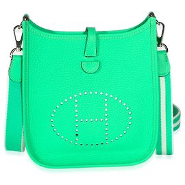 Hermès Vert Comics Clemence Mini Evelyne 16 TPM PHW Vert
