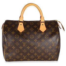Louis Vuitton Monogram Canvas Speedy 30 Marrone