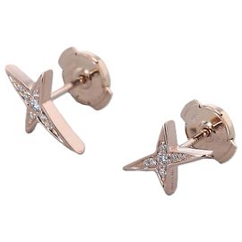 Mauboussin A Star Brincos em ouro rosa e diamantes Dourado