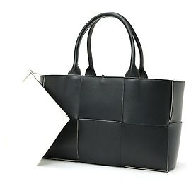 Borsa Tote Bottega Veneta Arco Small Nero