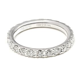 Autre Marque Anillo Wempe Memorie de platino y diamantes Plata