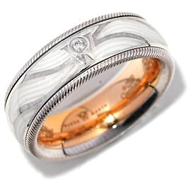 Autre Marque Wellendorff Engelsschimmer Ring 18K Gelbgold mit Diamant, Gr. 52 Weiß Golden