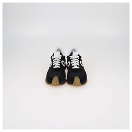 Loewe Black,White Suede and Nylon Flow Runner Low Top Sneakers Black