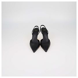 Fendi First Slingback-Pumps aus schwarzem Leder Schwarz