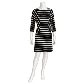 Abito a righe Vince Camuto Nero Bianco Beige