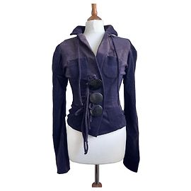 Vivienne Westwood Gold Label 'Dressed to Scale' Jacket Dark purple