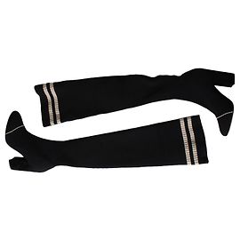 Tabitha Simmons Bottes Cuissardes Stretch Noir