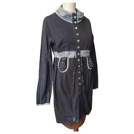 Autre Marque Mia Sonda Übergangstrenchcoat Grau
