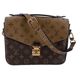 Louis Vuitton Sac bandoulière Metis Reverse en toile Monogramme marron Marron