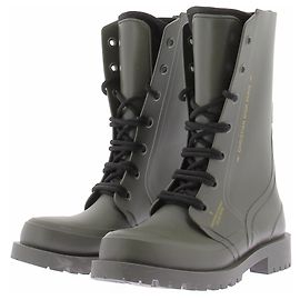 Christian Dior Khaki Rubber Boots Khaki