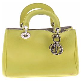 Christian Dior Borsa in pelle Diorissimo Giallo