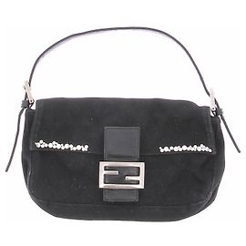 Fendi Borsa Baguette nera Nero