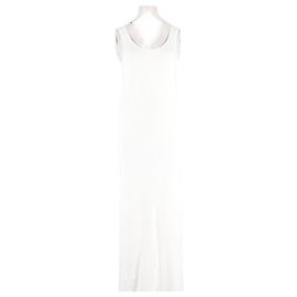 Autre Marque Robe longue blanche BUMPSUIT Blanc